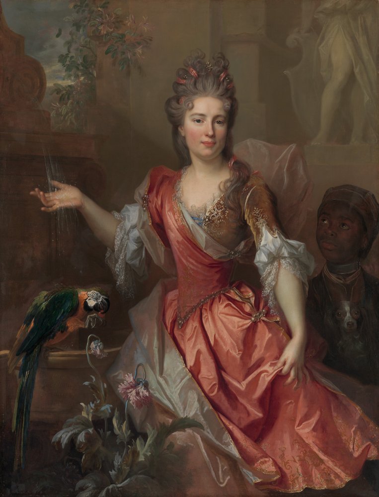 Porträt einer Frau, möglicherweise Madame Claude Lambert de Thorigny..., 1696 von Nicolas de Largillière