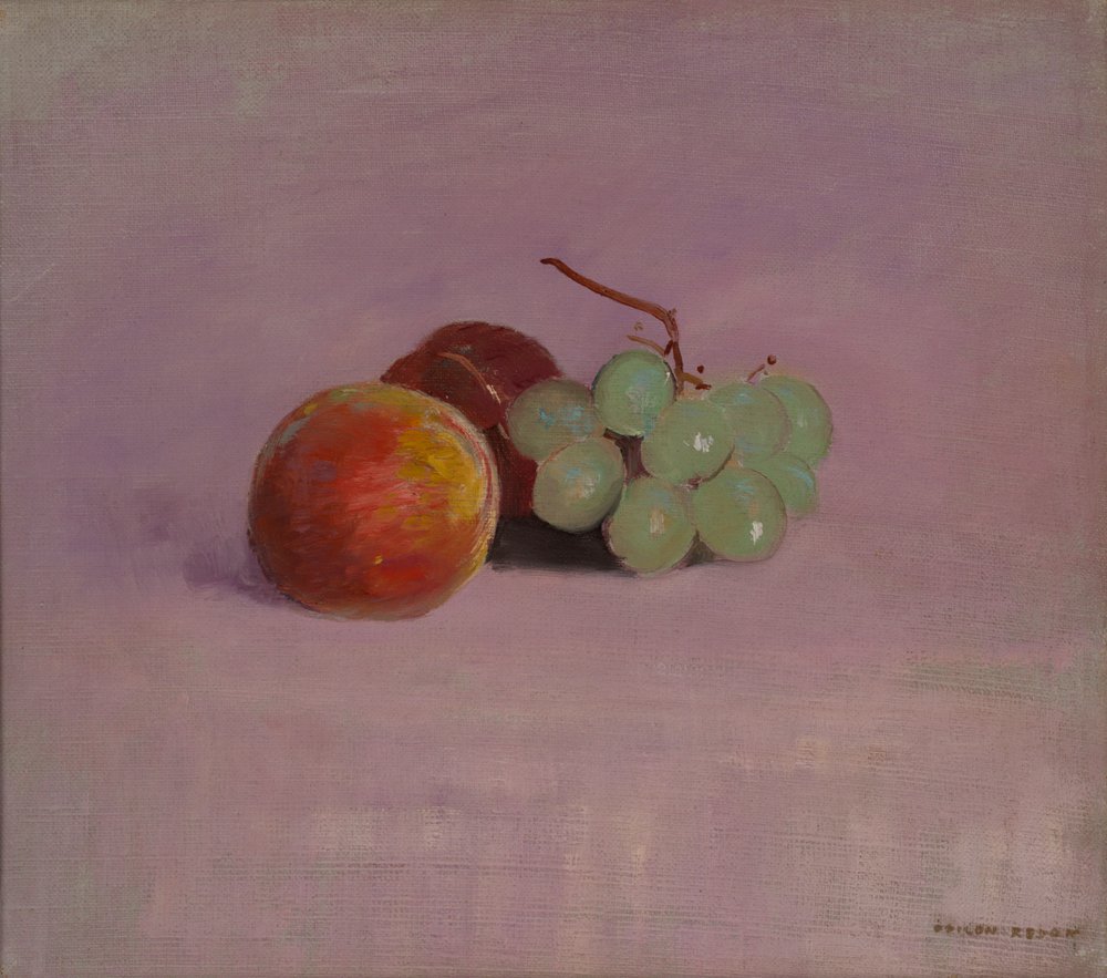 Stillleben mit Früchten von Odilon Redon