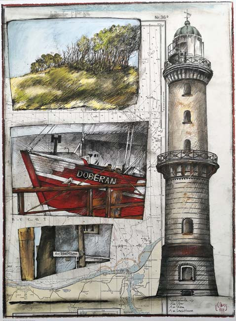 Warnemünde, klein von Ole West