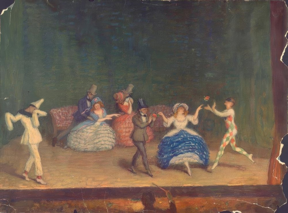 Opera buffa von Otto Heinrich Engel: Kunstdruck kaufen