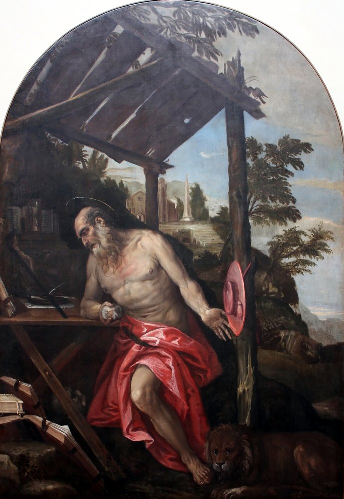 Heiliger Hieronymus in der Wüste von Paolo Veronese