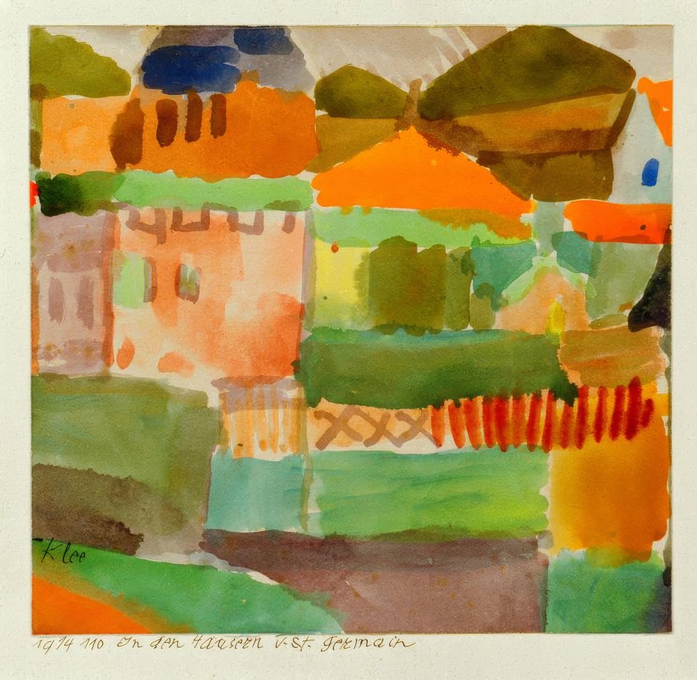 In den Häusern von St. Germain von Paul Klee