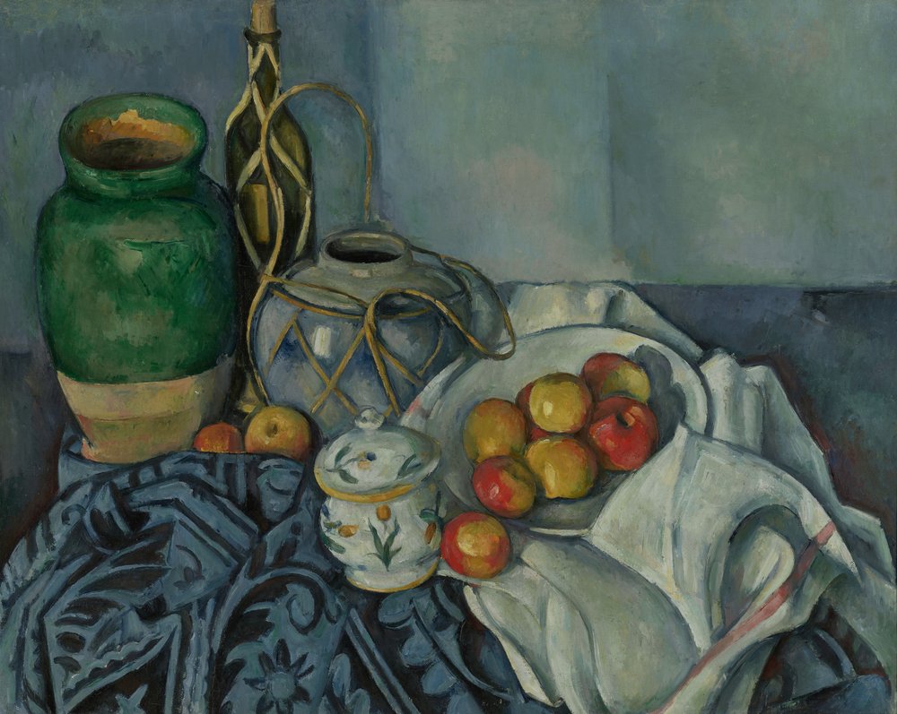 Stillleben mit Äpfeln von Paul Cézanne