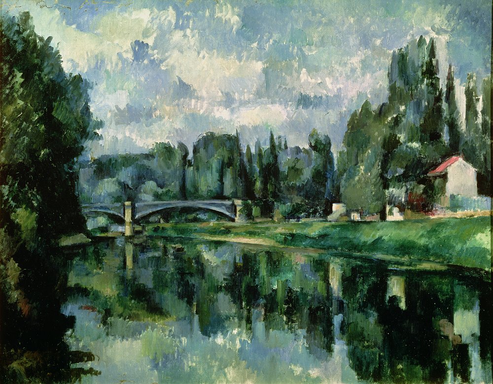 Die Ufer der Marne bei Creteil, ca. 1888 von Paul Cézanne