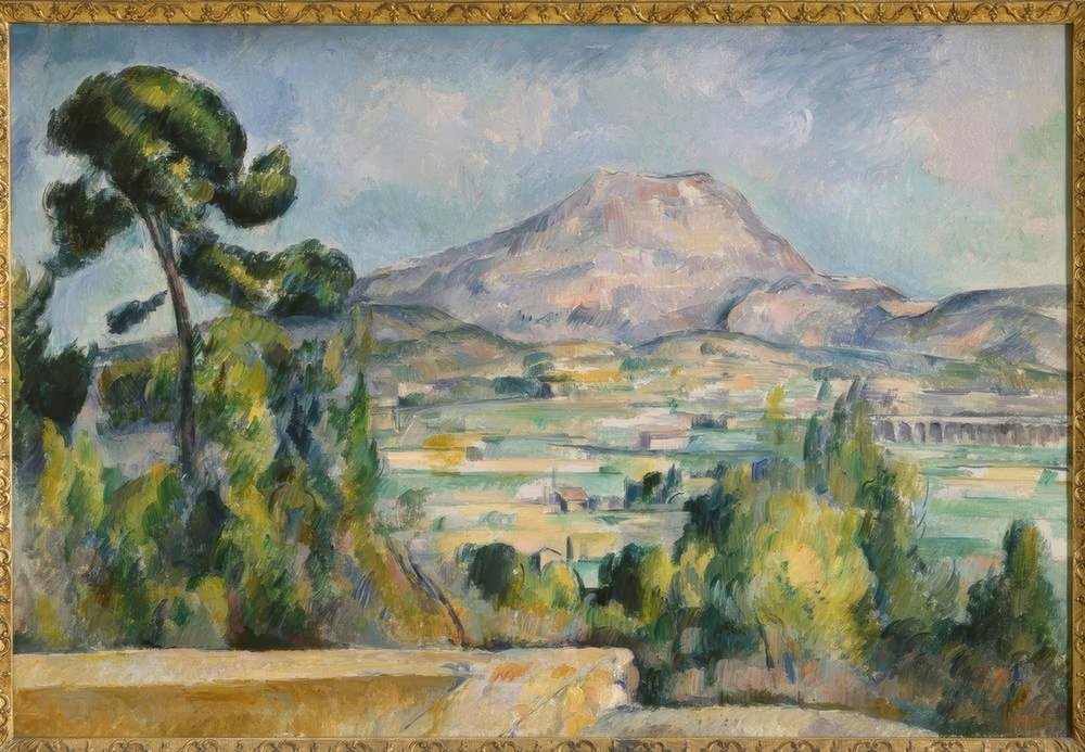 Der Berg Sainte-Victoire von Paul Cézanne