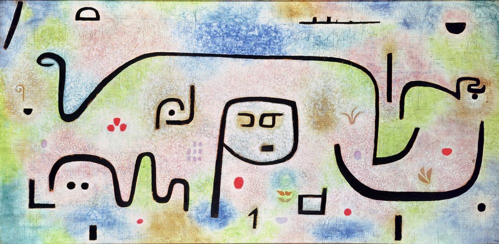 Insula Dulcamara von Paul Klee: hochwertiger Kunstdruck