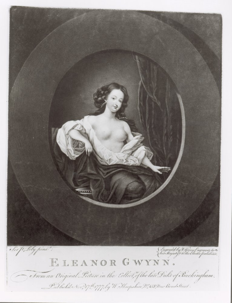 Eleanor (Nell) Gwynne, graviert von Valentine Green, 1777 von Peter Lely