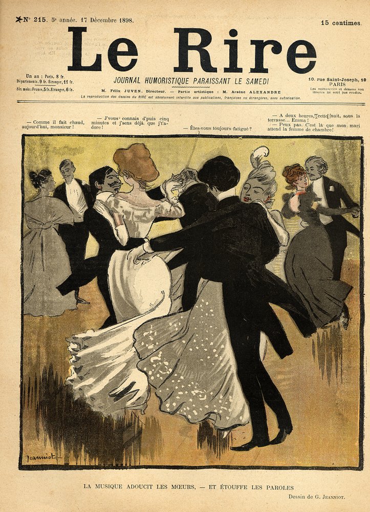 Tanzende Paare, vom Titelblatt von 