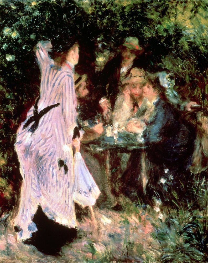 Im Garten oder unter den Bäumen des Moulin de la Galette von Pierre-Auguste Renoir