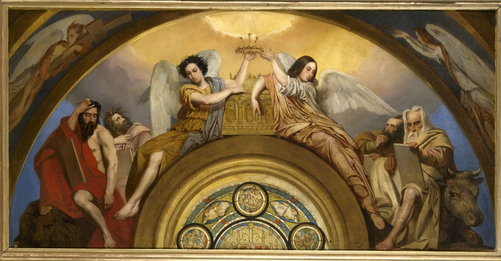 Skizze für die Kirche Saint-Louis-en-l
