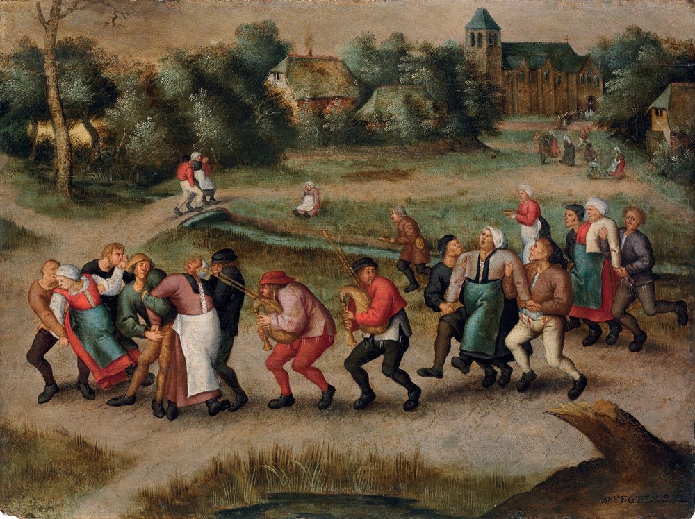 Johannistänzer in Molenbeeck, 1592 von Pieter Brueghel the Younger