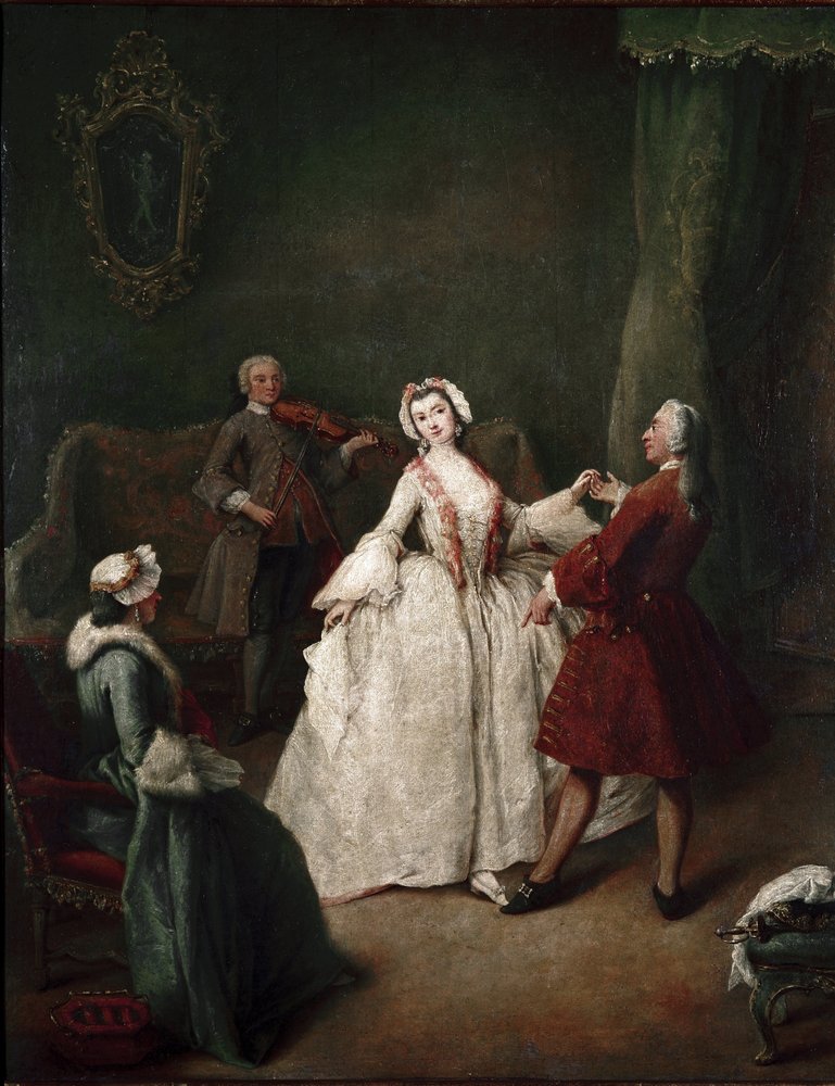 Die Tanzstunde von Pietro Longhi