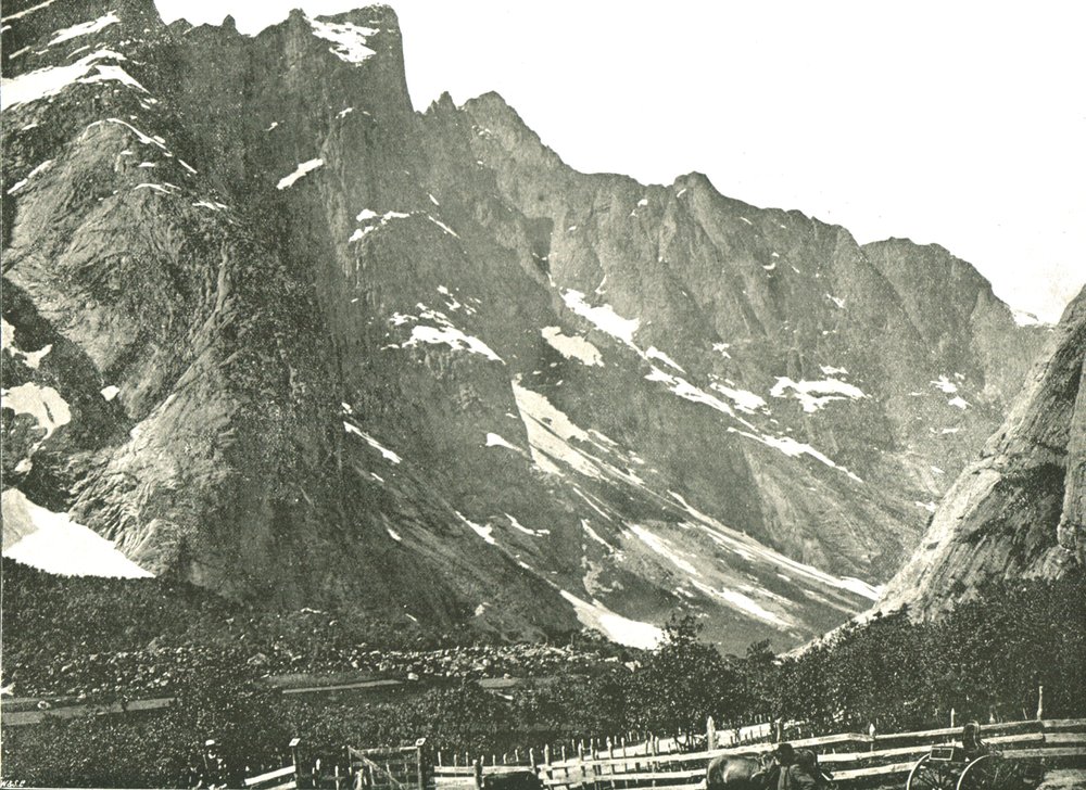 Die Trolltindane-Berge, Horgheim, Norwegen, 1895