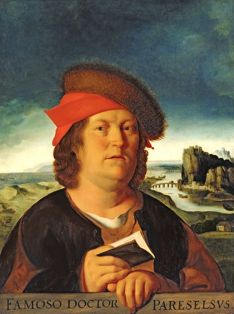Vermutliches Porträt des Paracelsus (1493-1541) von Quentin Massys or Metsys