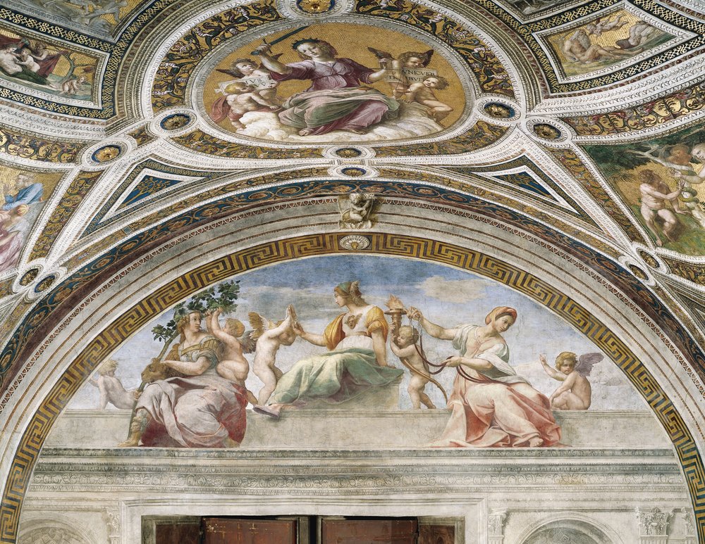 kardinal-und-theologische-tugenden-von-raphael-kunstdruck
