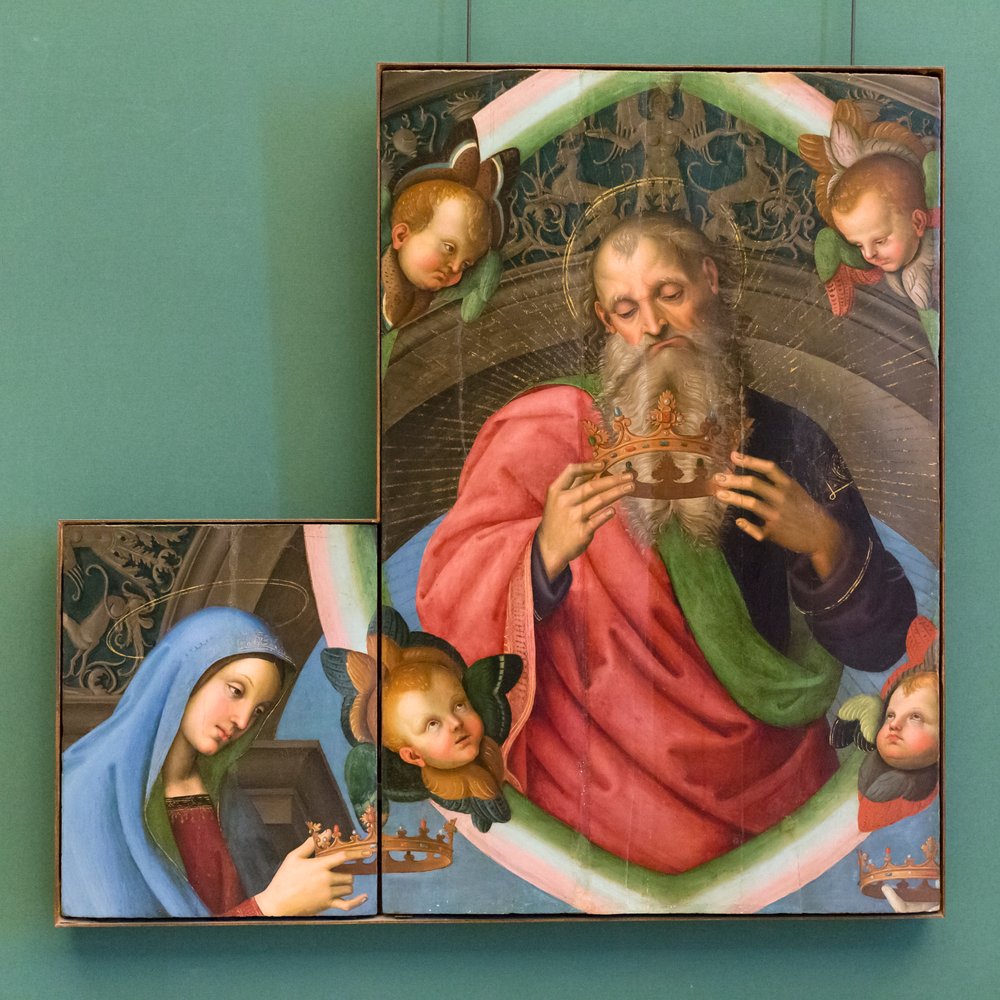 Der ewige Vater und die Jungfrau von Raphael (1483 1520)
