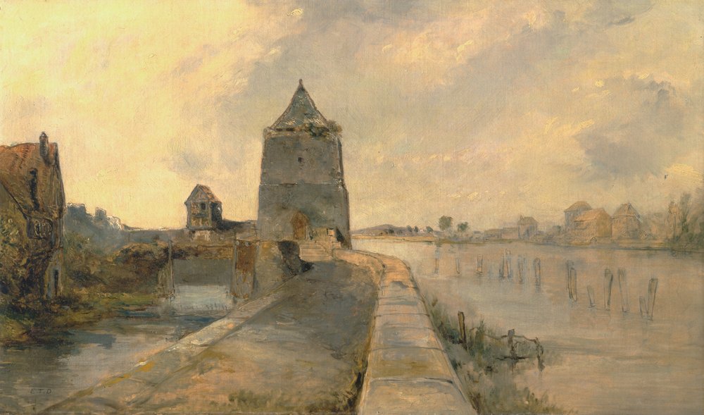 Der Rhein bei Konstanz von Rev. Edward Thomas Daniell