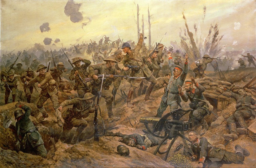 Die Schlacht an der Somme von Richard Caton Woodville junior