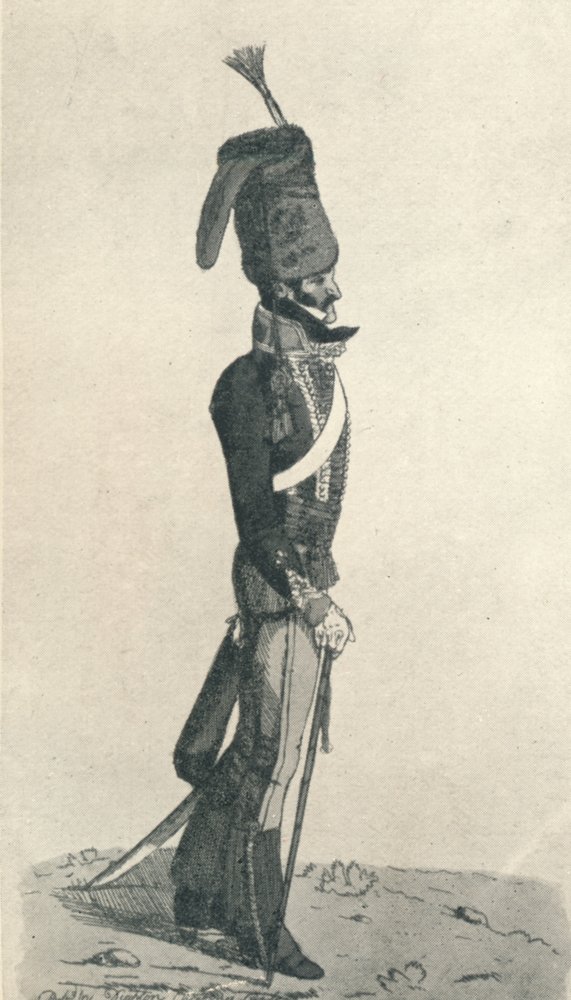 George Augustus Quentin, ein Offizier der 10., oder Prince of Wales's ...