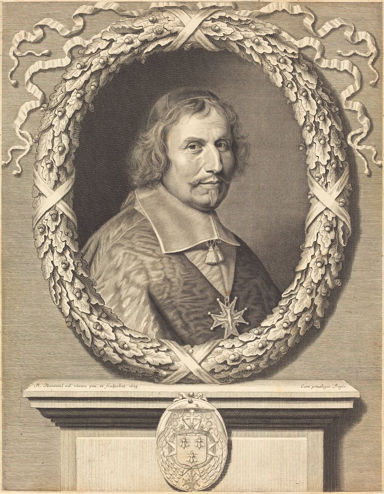 Kardinal Antonio Barberini von Robert Nanteuil: Kunstdruck