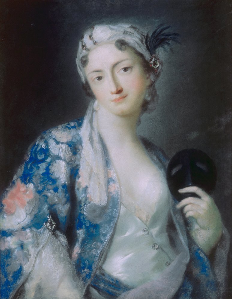 Porträt von Felicia Sartori von Rosalba Giovanna Carriera