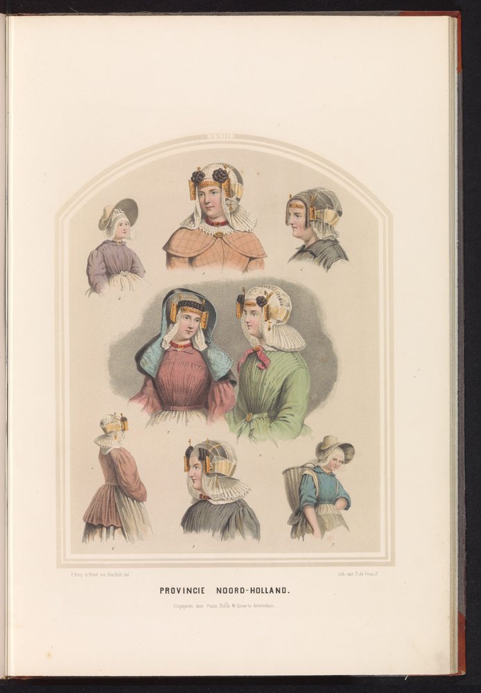 Tracht von Nordholland, 1857 von Ruurt de Vries