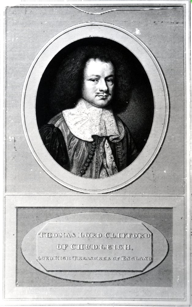 Thomas Clifford, 1. Baron Clifford von Chudleigh, graviert von Edward Scriven, 1820 von Samuel Cooper