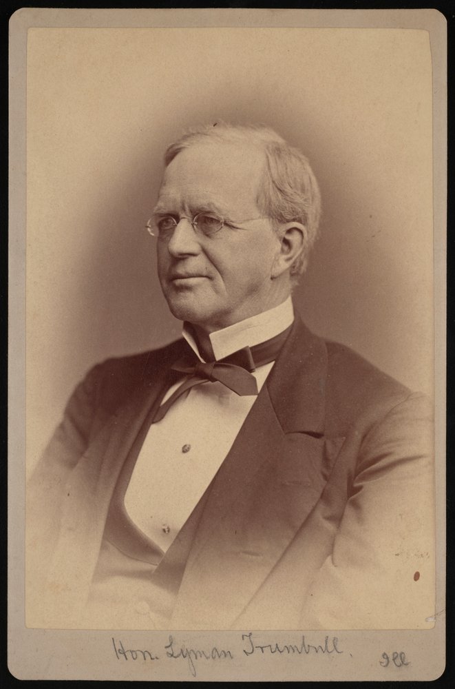 Porträt von Lyman Trumbull von Samuel Montague Fassett