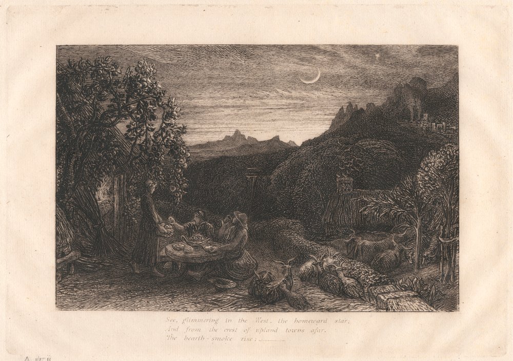 Der Heimkehrende Stern von Samuel Palmer