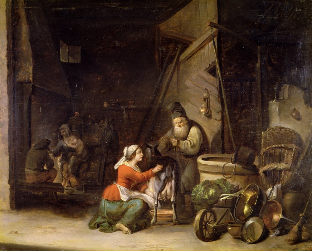Bäuerliches Interieur von Sébastien Bourdon