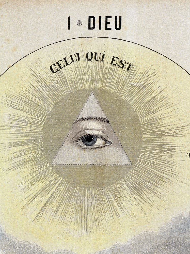 Definition von Gott als „Er, der ist“. von School French