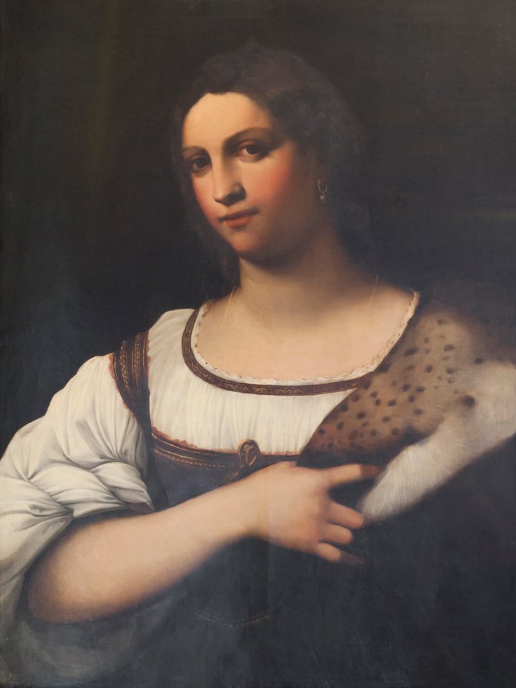 Porträt einer Frau, oder Fornarina von Sebastiano del (c.1485-1547) Piombo