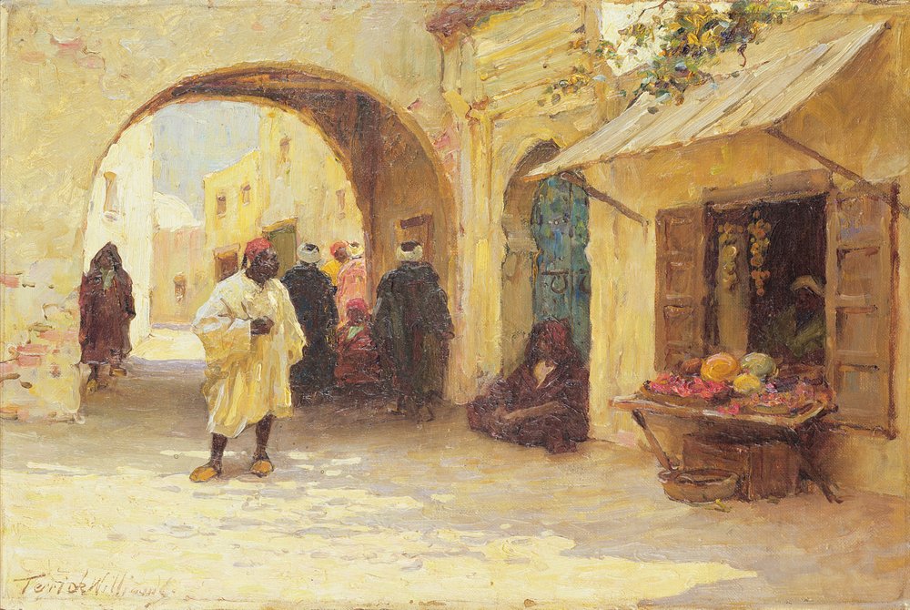 Straßenszene, Marokko von Terrick Williams