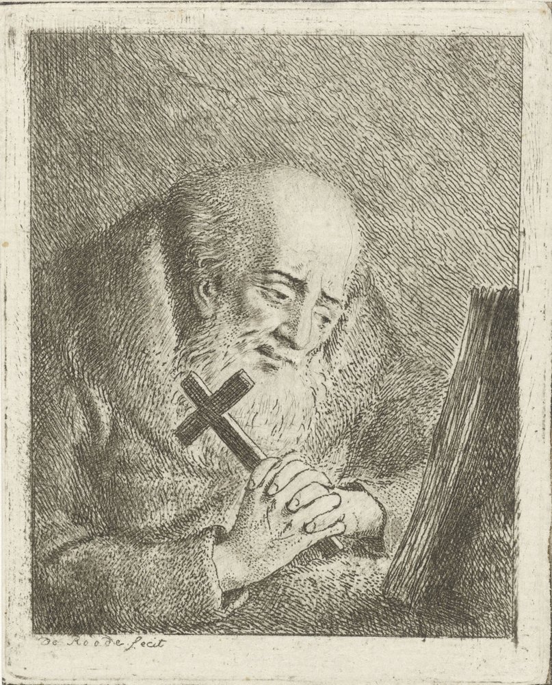 Heiliger Antonius von Theodorus de Roode: Kunstdruck