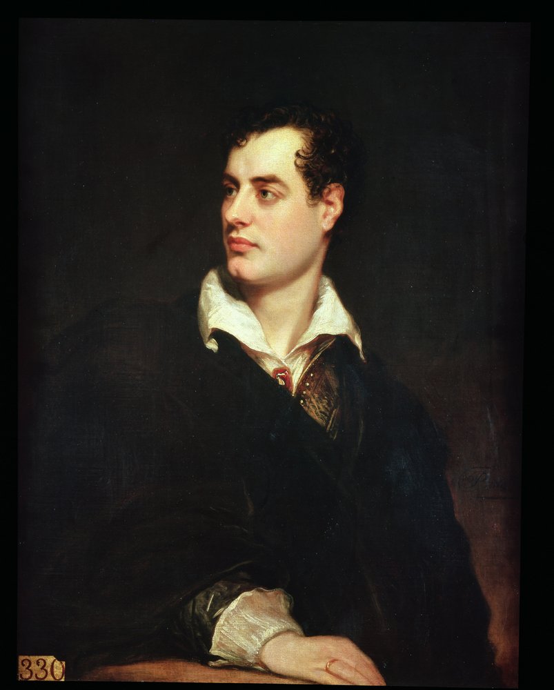 Porträt von Lord Byron (1788-1824) von Thomas Phillips