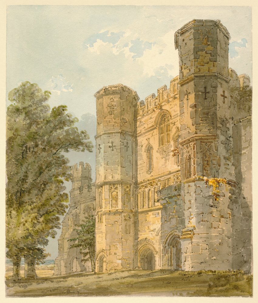 Das Torhaus von Battle Abbey, Sussex von Thomas Girtin