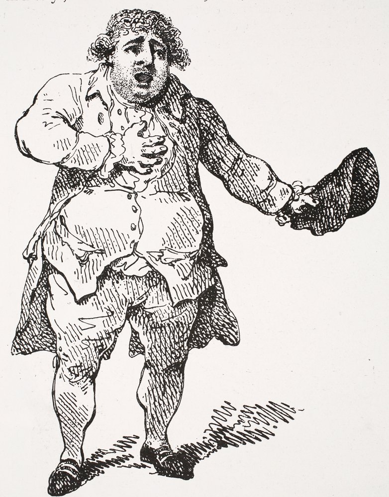 Charles James Fox als Demosthenes, Illustration aus „Hutchinson