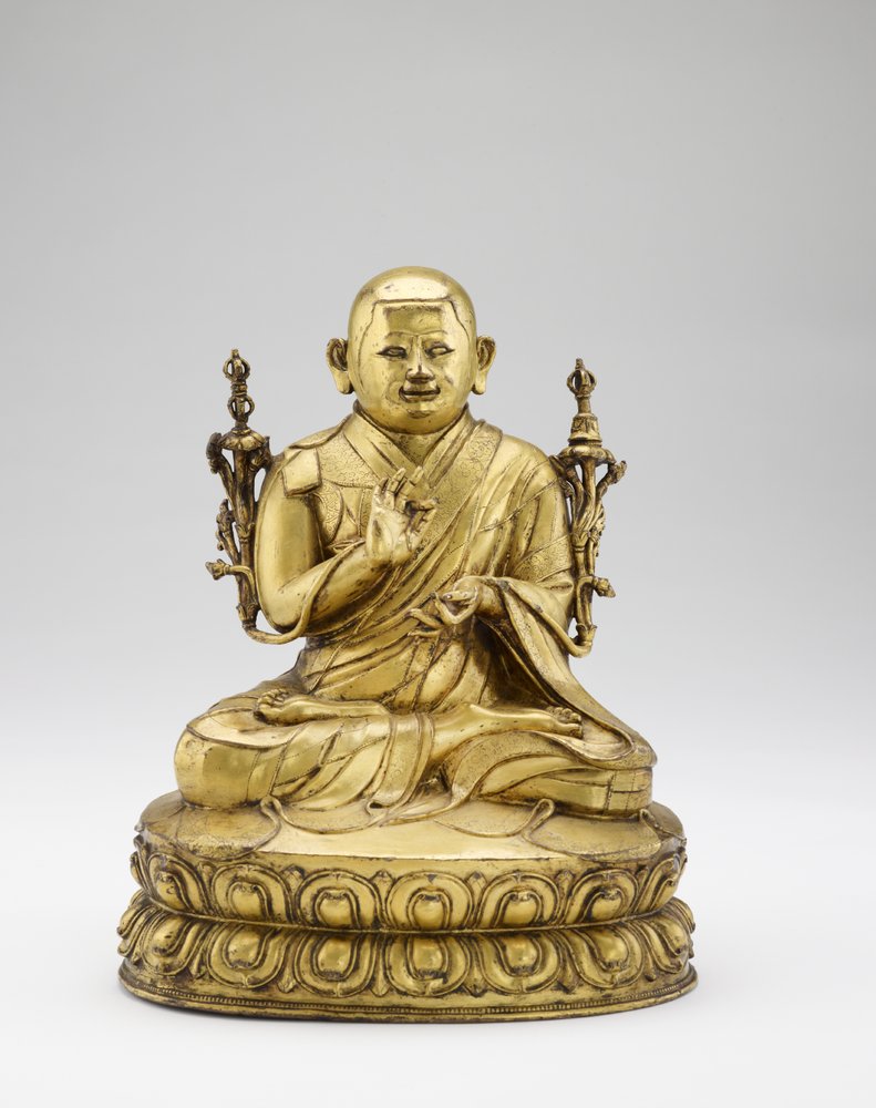 Shalu Lama Rinchen Khyenrab Chokdrub Palzangpo, ca. 1600 von Tibetan School