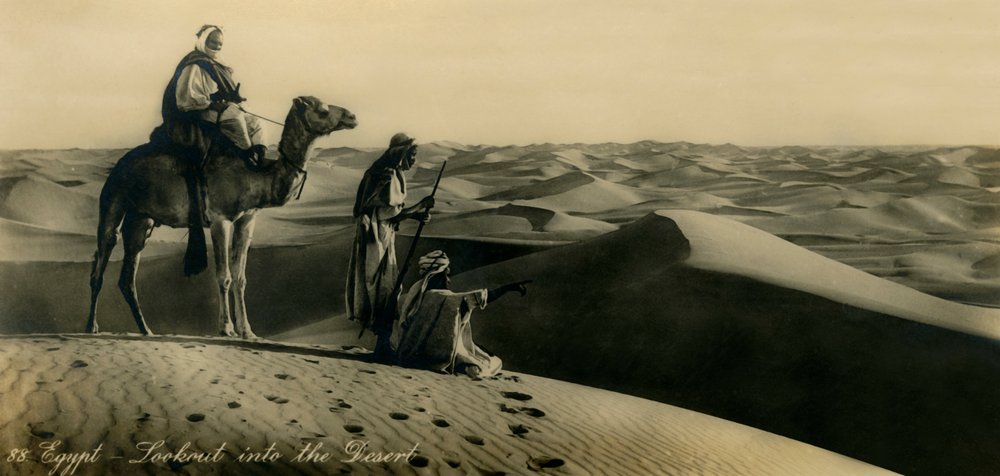 Ägypten - Ausblick in die Wüste, ca. 1918-ca. 1939 von Unbekannt