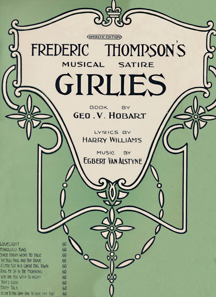 Frederic Thompsons musikalische Satire Girlies von Unbekannt