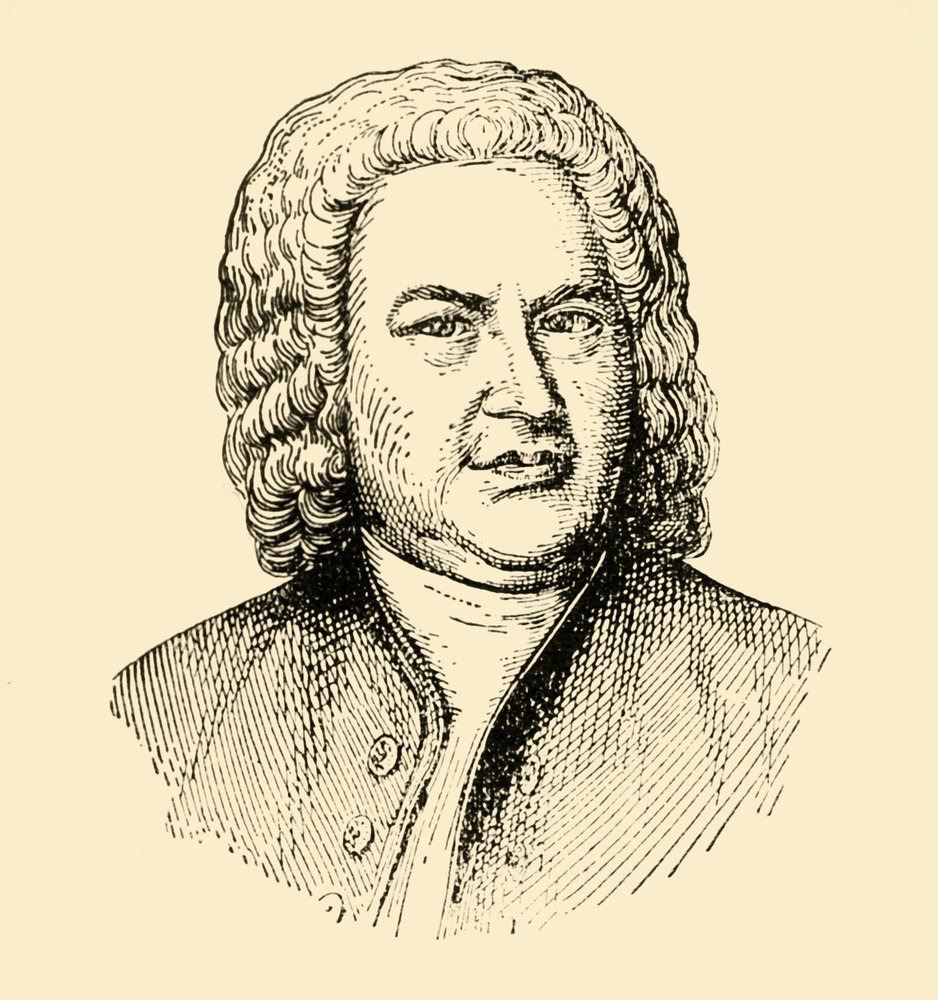 Johann Sebastian Bach, 1933 von Unbekannt: Kunstdruck kaufen