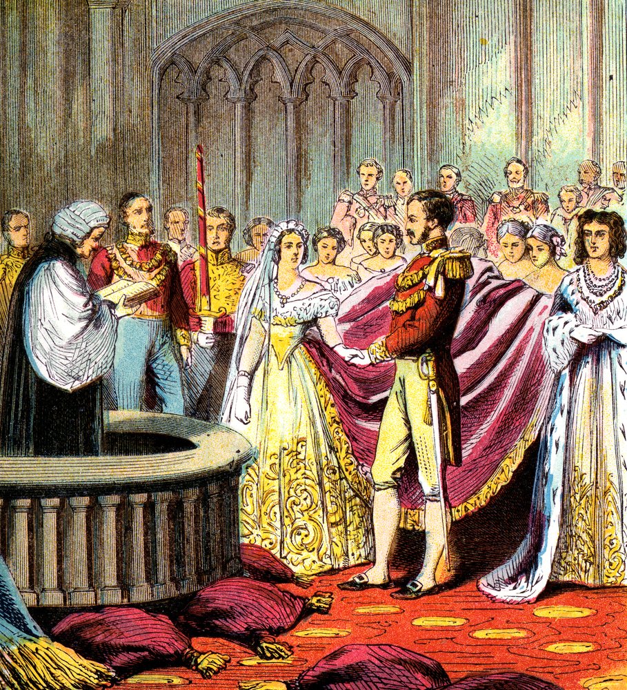 Hochzeit von Königin Victoria, 1840 von Unbekannt