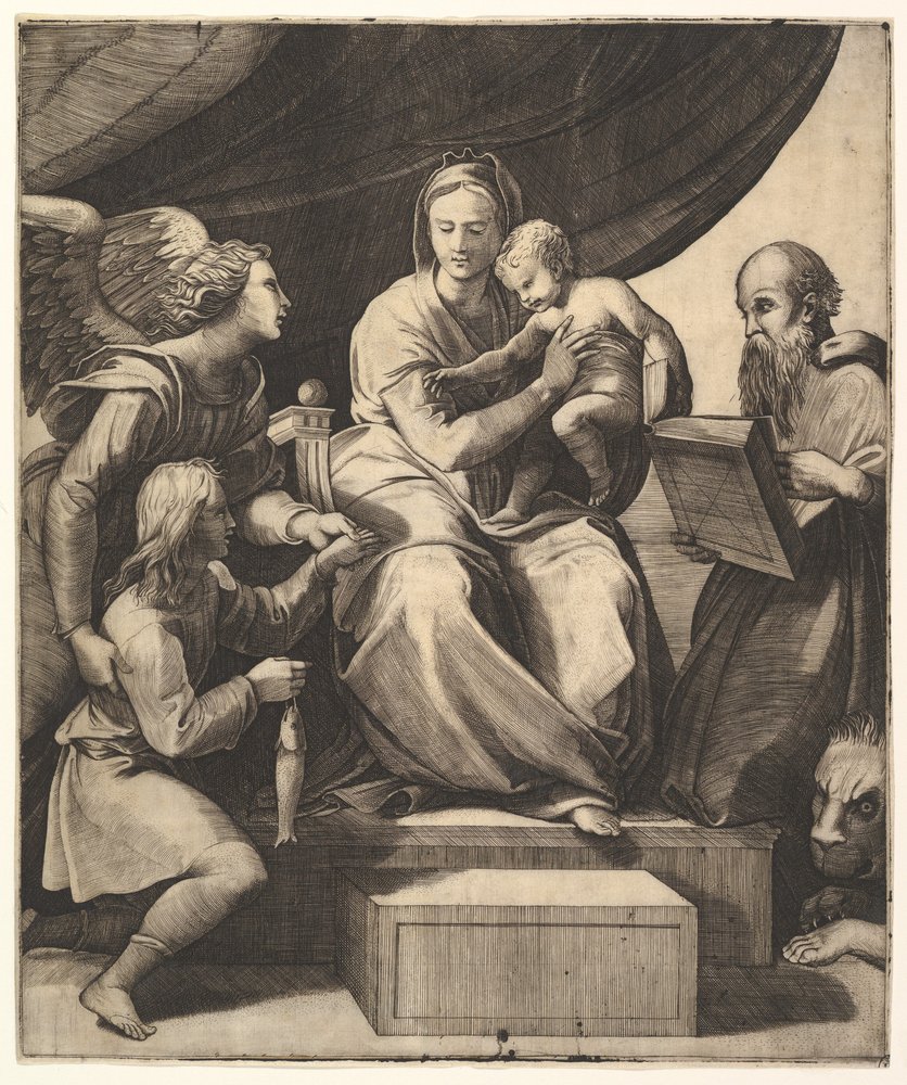 Die Jungfrau des Fisches, ca. 1515-27 von Unbekannt