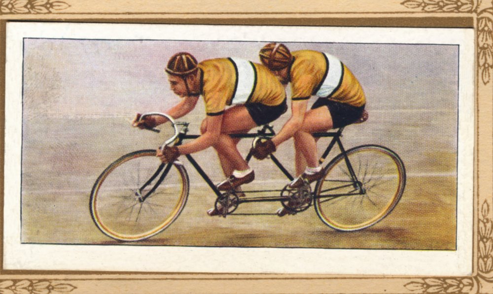 Track Tandem Position, 1939 von Unbekannt: Kunstdruck kaufen
