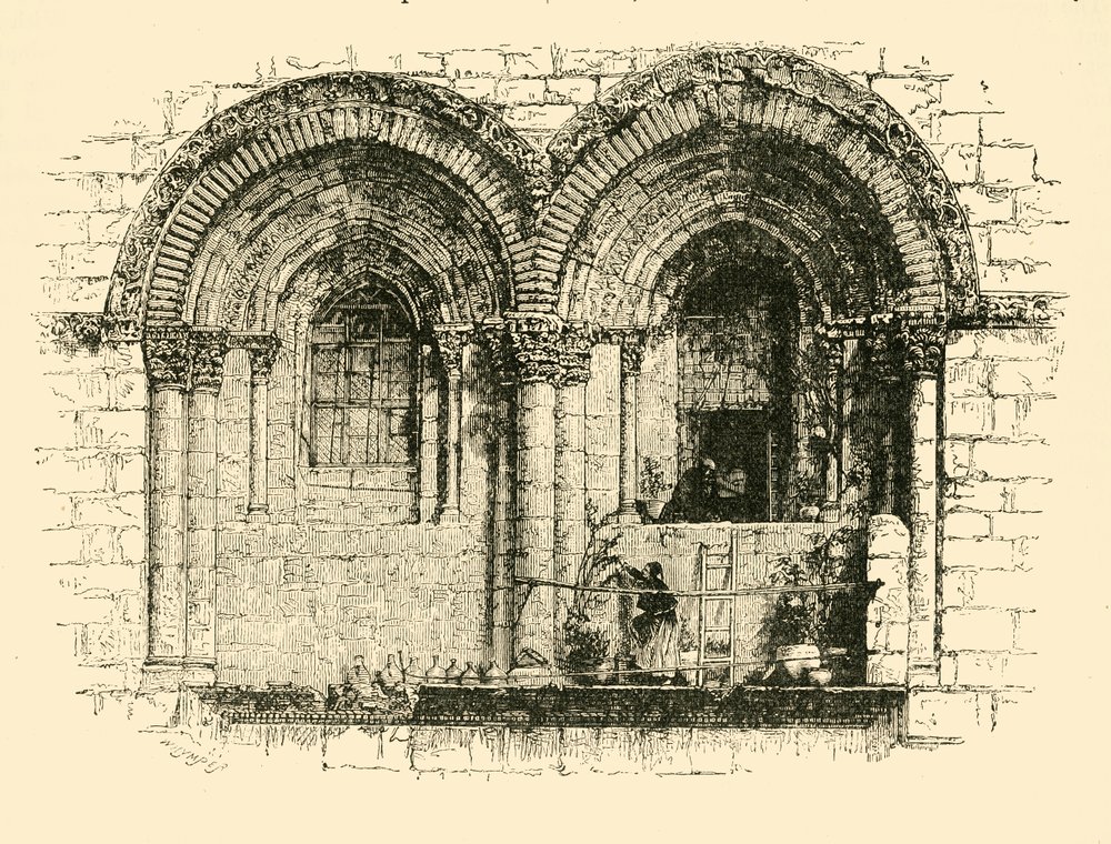 Fenster der Kirche des Heiligen Grabes, Jerusalem, 1890 von Unbekannt