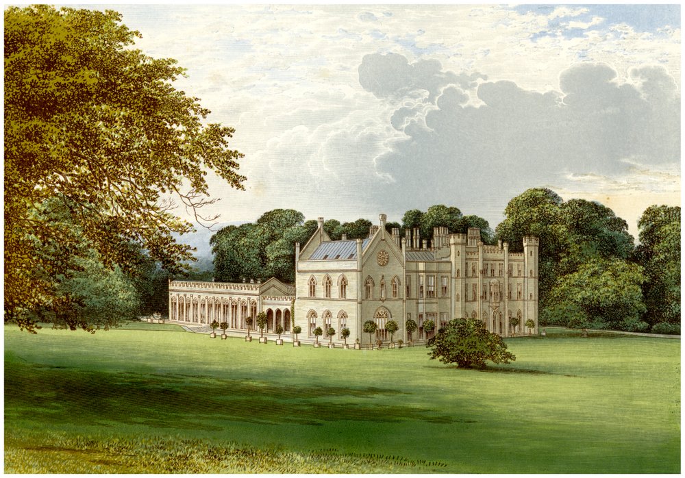 Wycombe Abbey, Buckinghamshire, Heim von Lord Carrington, um 1880 von Unbekannt