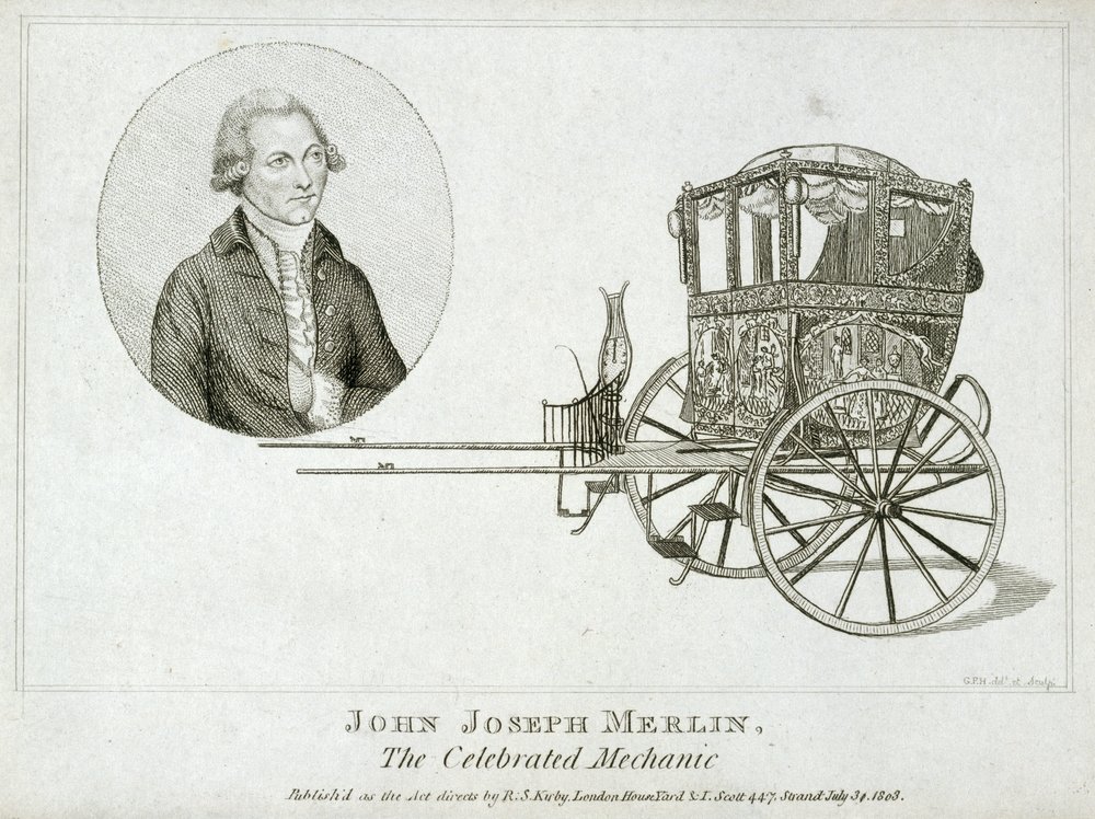 John Joseph Merlin, belgischer Erfinder und Mechaniker, ca. 1770