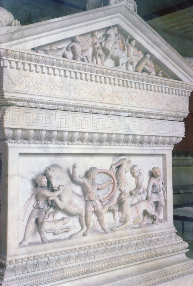 Sarkophag von Alexander dem Großen (356-323 v. Chr.) von Unbekannt