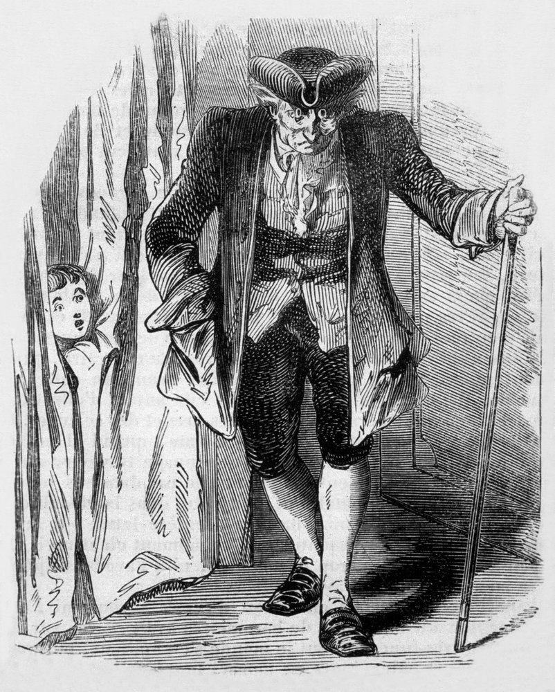 Der Sandmann, Coppelius, Illustration aus einer Kurzgeschichte von E.T ...
