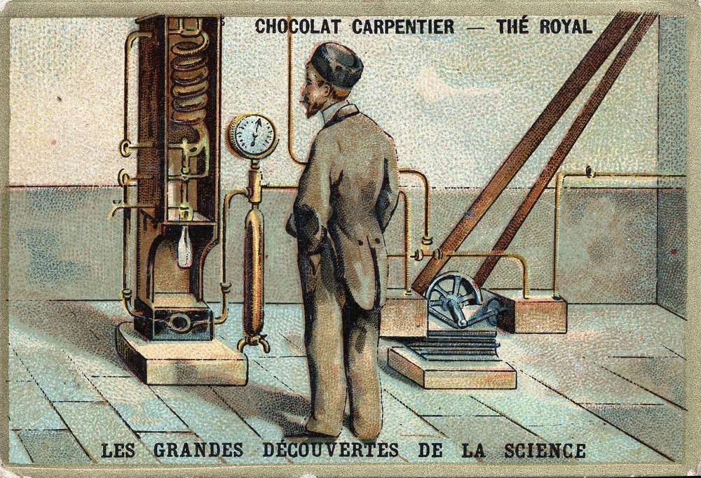 Apparat von Dr. Karl von Linde (deutscher Physiker (1842 bis 1934) zur Luftverflüssigung im Jahr 1895 von Unknown artist